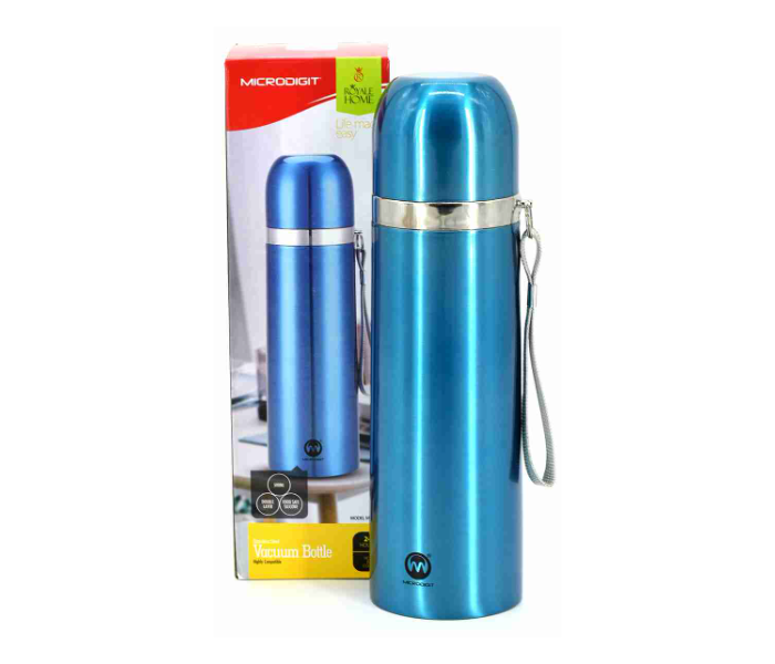 Microdigit MR973VB 500ml Stainless Steel Vacuum Bottle - Blue - Zoom Image 2