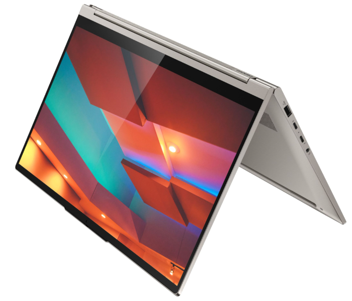 Lenovo Yoga 81Q90041US 14 Inch 4K UHD Touchscreen Intel Core i7-1065G7 Processor 16GB RAM 512GB SSD 32GB Optane Intel Iris Plus Graphics FP Reader Windows 10 - Iron Mica - Zoom Image 3