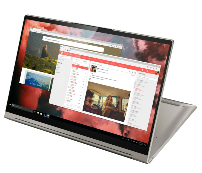 Lenovo Yoga 81Q90041US 14 Inch 4K UHD Touchscreen Intel Core i7-1065G7 Processor 16GB RAM 512GB SSD 32GB Optane Intel Iris Plus Graphics FP Reader Windows 10 - Iron Mica - Zoom Image 7