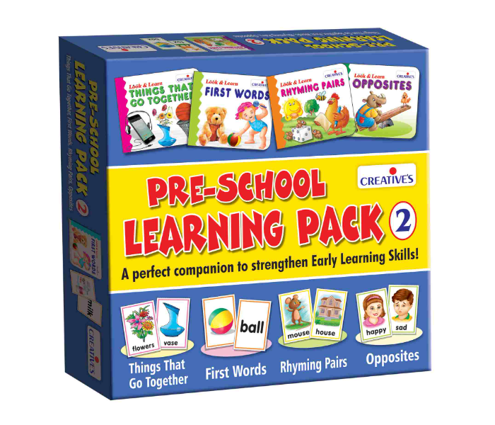 JMsouq Creative Educational CE00269 Pre-school Learning Pack II Educational Game for Kids - Zoom Image 1