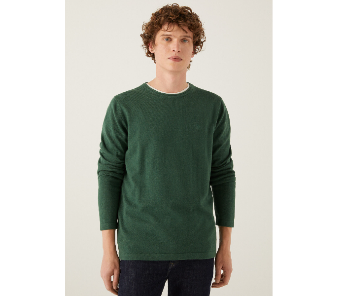 Springfield 140938727 XL Knitwear for Men - Green - Zoom Image 3