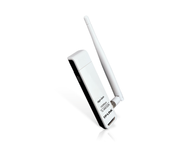 TP-Link TL-WN725N 150Mbps High Gain Wireless USB Adapter - White - Zoom Image 1