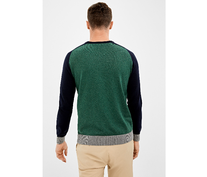 Springfield 140672811 Small Knitted Jumper for Men - Green - Zoom Image 2