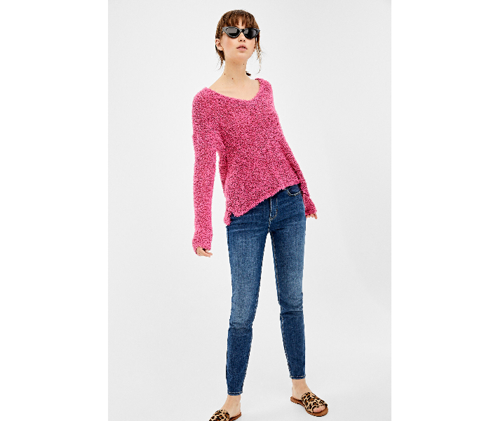 Springfield 133695977 Small Long Sleeve Knitwear for Women - Purple - Zoom Image 1