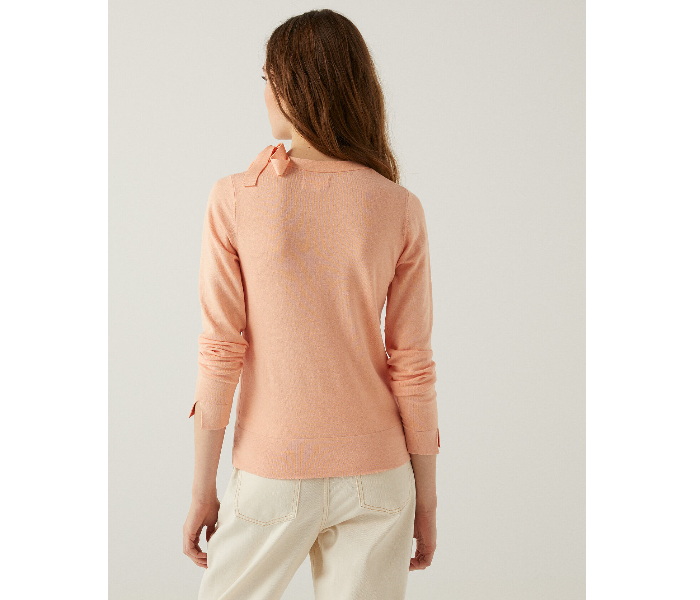 Springfield 133967263 Small Knitwear for Women - Coral - Zoom Image 4