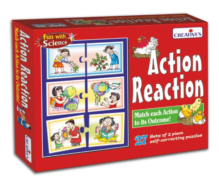 JMsouq Creative Educational CE00989 Action and Reaction Educational Game for Kids - Zoom Image 1