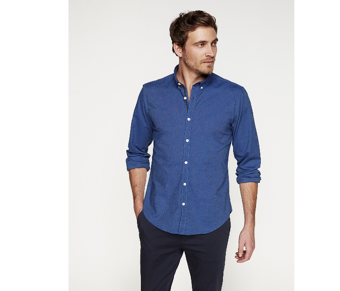 Springfield 150339110 XS Shirts For Men - Navy - Zoom Image 1