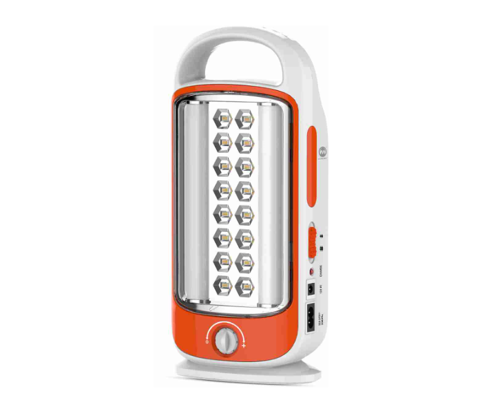 Microdigit MR305RL Rechargeable LED Lantern - White and Orange - Zoom Image