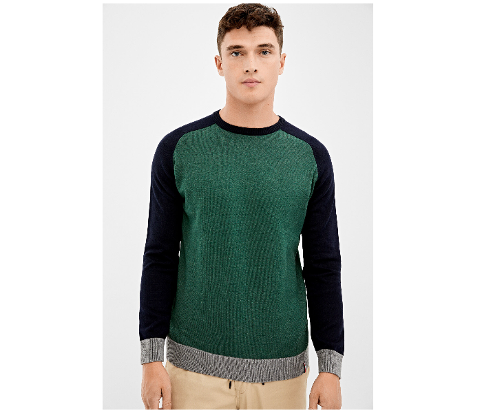 Springfield 140672811 XXL Knitted Jumper for Men - Green - Zoom Image 3