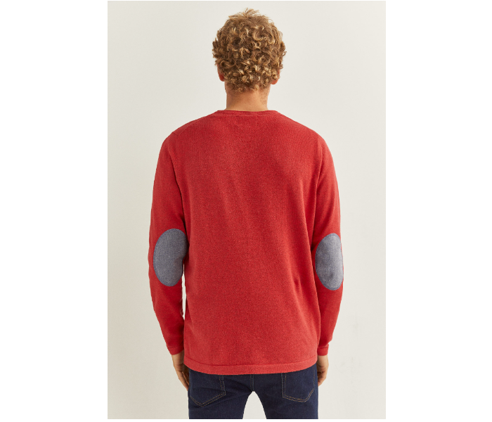 Springfield 140938762 Medium Knitwear for Men - Red - Zoom Image 3