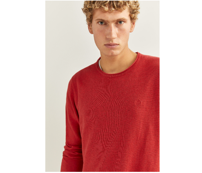 Springfield 140938762 Small Knitwear for Men - Red - Zoom Image 4