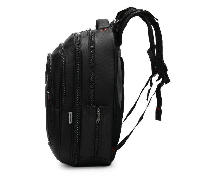 Star Gold SG-BP220 18 Inch Laptop Backpack - Black and Red - Zoom Image 2