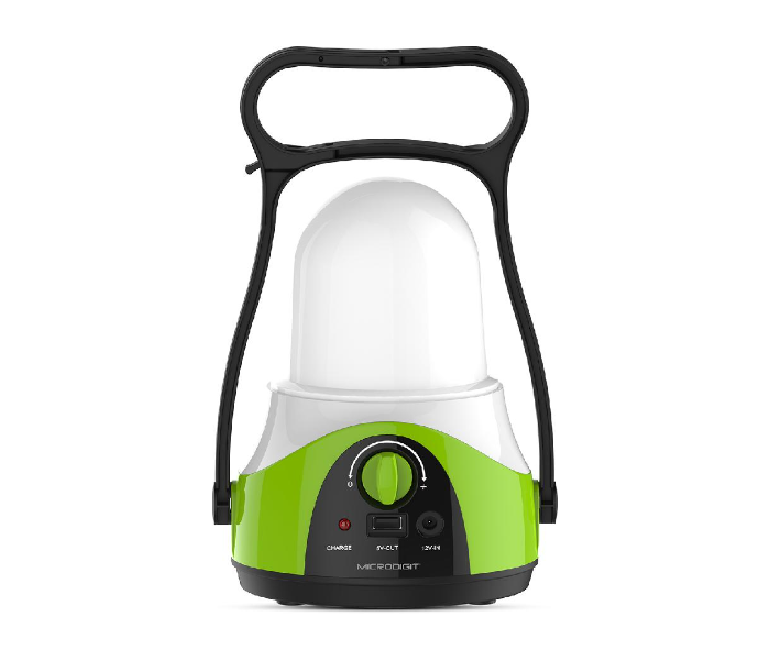 Microdigit MR334HL Rechargeable LED Lantern - Green - Zoom Image