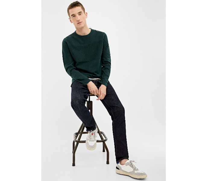 Springfield 140676021 Medium Knitted Jumper for Men - Green - Zoom Image 1