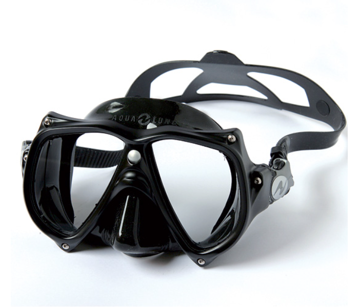 AquaLung Teknika Diving Mask - Black - Zoom Image