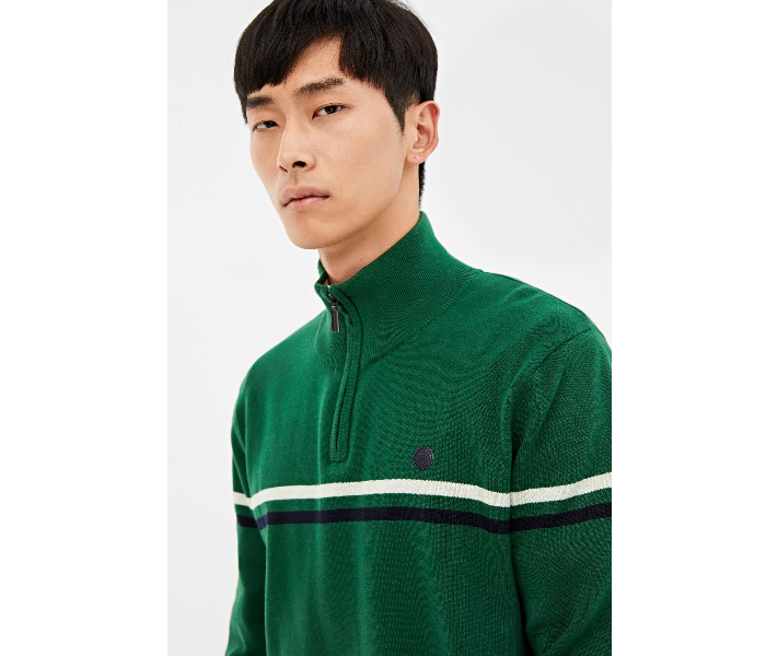 Springfield 140674424 XL Knitted Jumper for Men - Green - Zoom Image 4