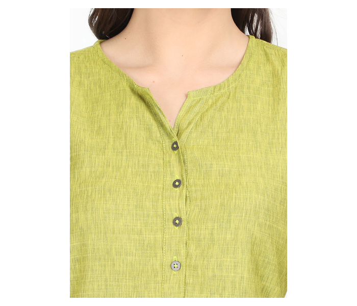 Kaia SK01ST0003PGR007 Medium Casual Top for Women - Green - Zoom Image 3