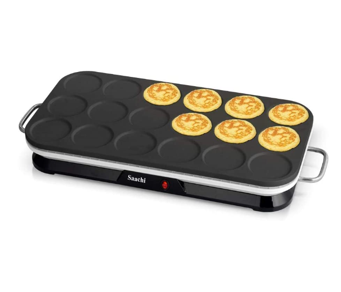 Saachi CM-1861 18 Piece Mini Crepe and Pancake Maker - Black - Zoom Image 1