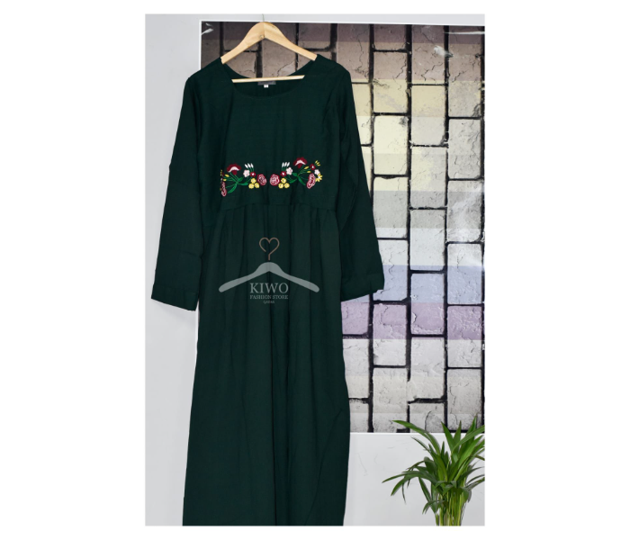 Kiwo Designed XL Long Gown - Green - Zoom Image