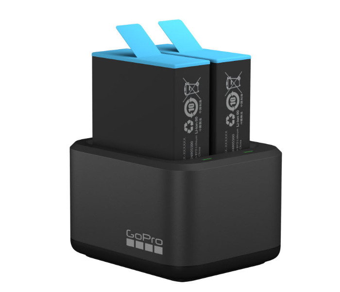 GoPro ADDBD-001-EU Hero 9 Dual Battery Charger and Spare Battery - Black - Zoom Image 2