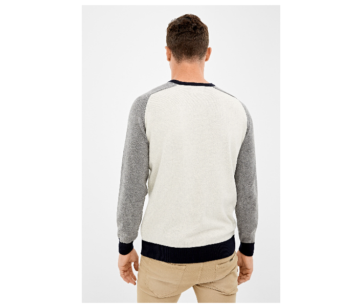 Springfield 140672841 XL Knitted Jumper for Men - White - Zoom Image 2