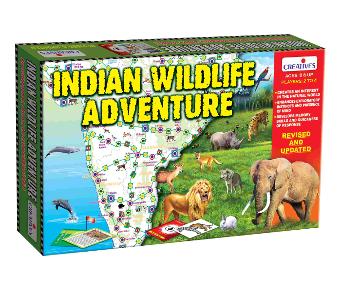 JMsouq Creative Educational CE01006 Wildlife Adventure Board Game for Kids - Zoom Image 1