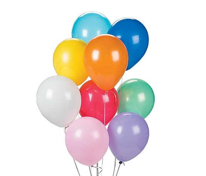 Rota Party Pack of 50 Piece 10 inch Standard Latex Balloon - Mixed - Zoom Image