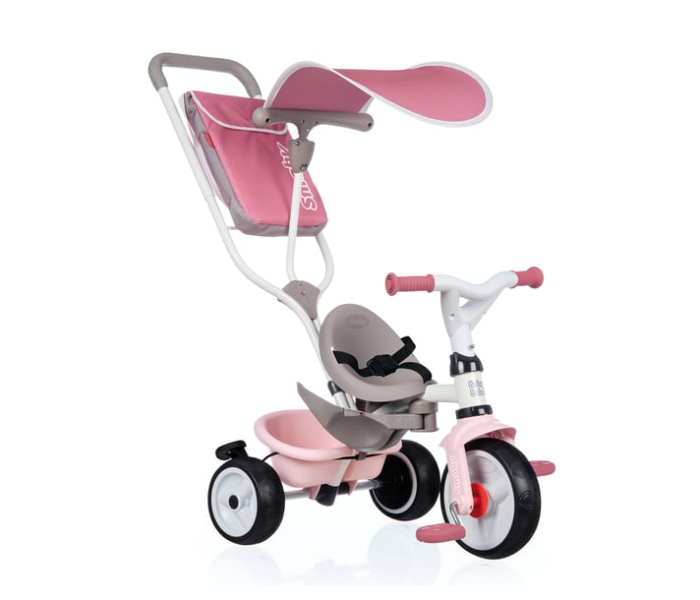 Smoby 7600741401 Baby Balade Plus Evolutionary Tricycle - Pink - Zoom Image 1