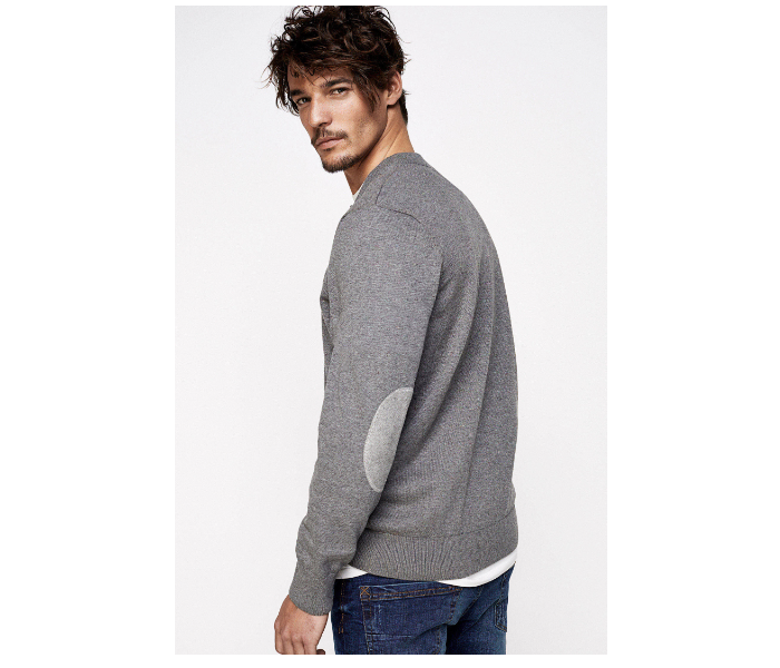 Springfield 141392944 Medium Cotton Knitwear for Men - Dark Grey - Zoom Image 2