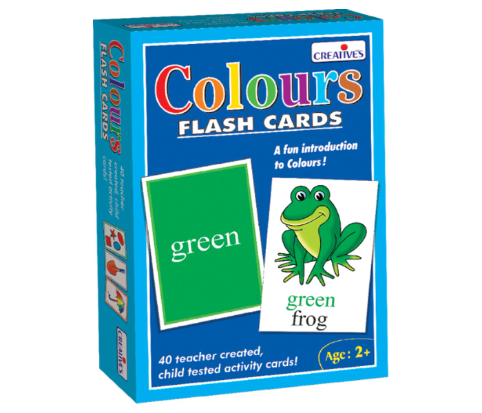 JMsouq Creative Educational CE00522 Colours Flash Cards Educational Game for Kids - Zoom Image