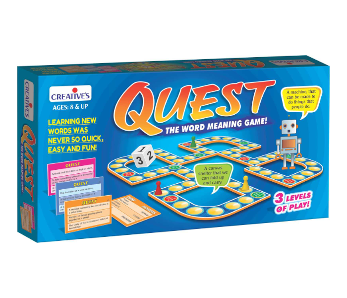 JMsouq Creative Educational CE00826 Quest Board Game for kids - Zoom Image 1