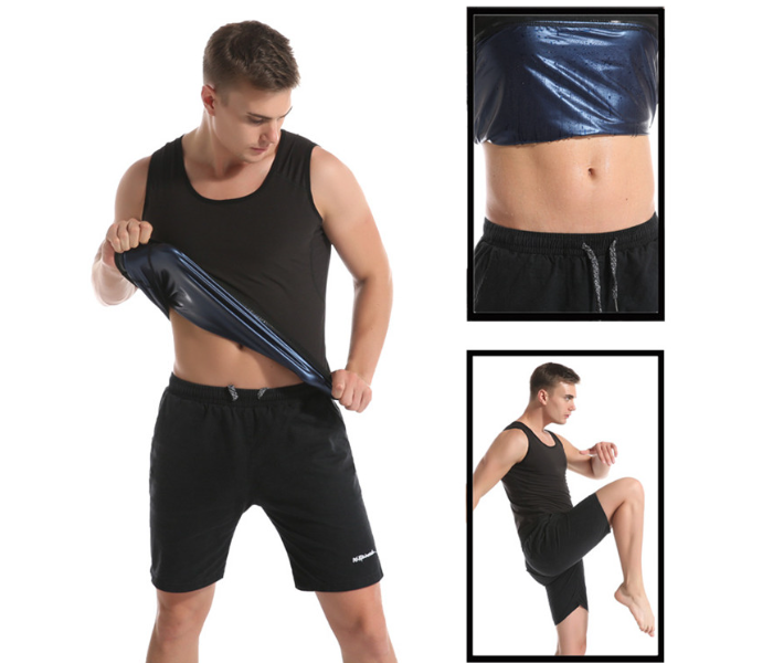 FN-Men Workout Sauna Shapewear for Weight Loss XXL/3XL  - Black - Zoom Image 3