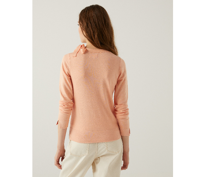 Springfield 133967263 Large Knitwear for Women - Coral - Zoom Image 4