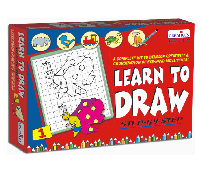 JMsouq Creative Educational CE01038 Learn to Draw I Educational Game for Kids - Zoom Image 1