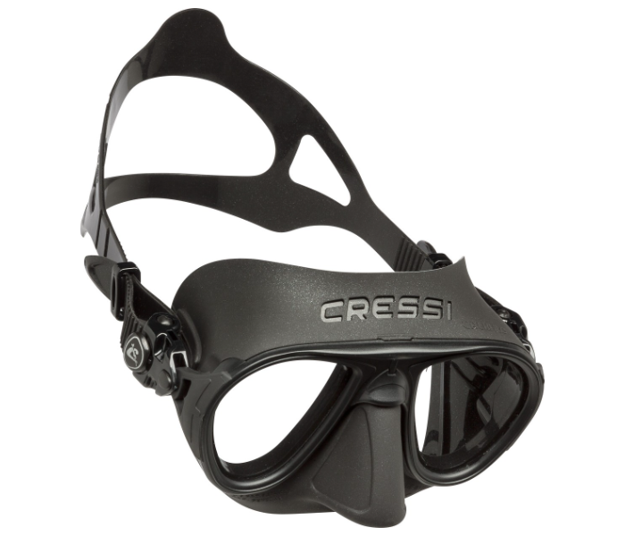 Cressi Calibro Adult Size Next Generation Anti-Fog Diving Mask - Black - Zoom Image