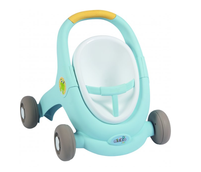 Smoby 7600210207 Minikiss 3 in 1 Walker - Blue - Zoom Image 1