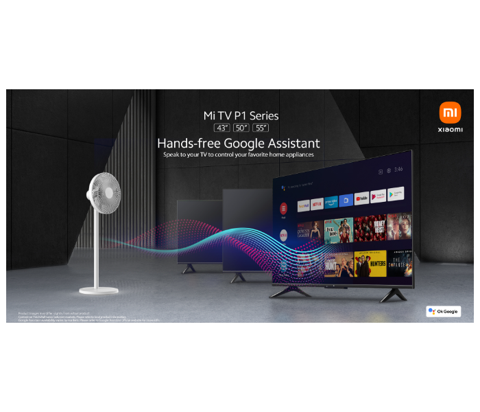 Xiaomi Mi P1 55 Inch 4K Ultra HD Smart LED Android TV - Black - Zoom Image 6