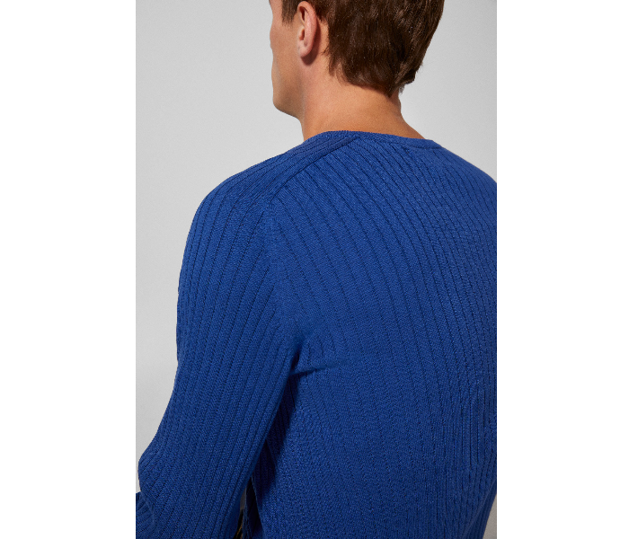 Springfield 140468718 XXL Knitted Jumper for Men - Light Blue - Zoom Image 3