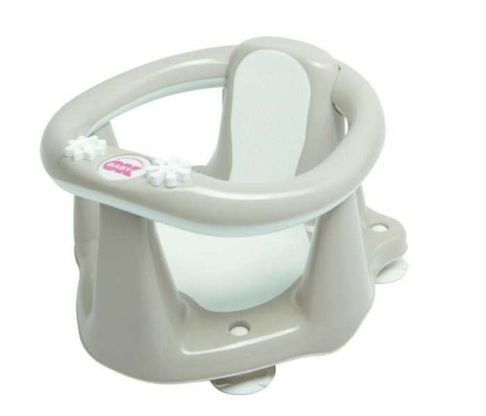 OKBaby 038799-20 Flipper Evolution Bath Seat with Slip-free rubber - Grey - Zoom Image