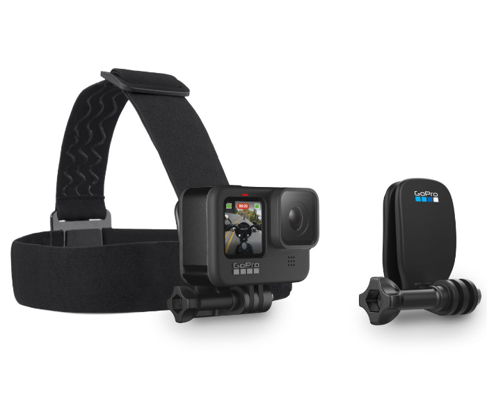 GoPro ACHOM-001 Head Strap with QuickClip - Black - Zoom Image 1