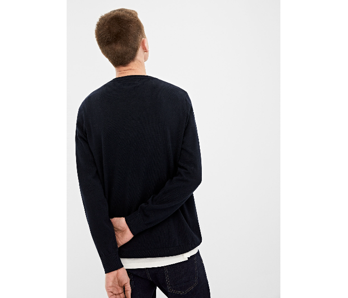 Springfield 140678711 XXL Knitted Jumper for Men - Dark Blue - Zoom Image 2