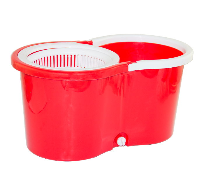 Easy 360 Degree Spinning Mop Bucket Set With 1 Free Mop Head - Red - Zoom Image 8