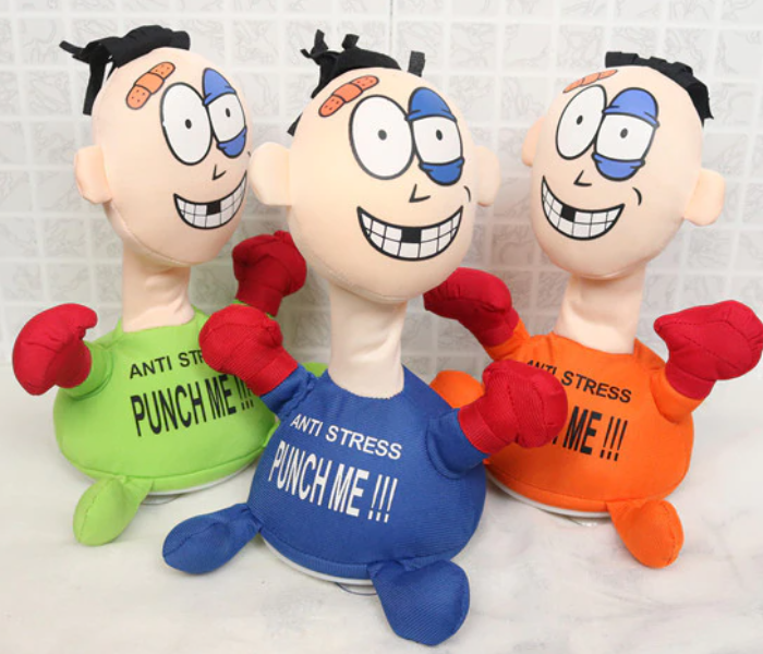 FN-PUNCH ME Anti Stress Toy for Hitting Little Kids Creative Electric Decompression Doll Kinetic Interactive Plush Toys - Zoom Image 3