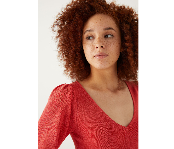 Springfield 133968061 Small Knitwear for Women - Red - Zoom Image 3