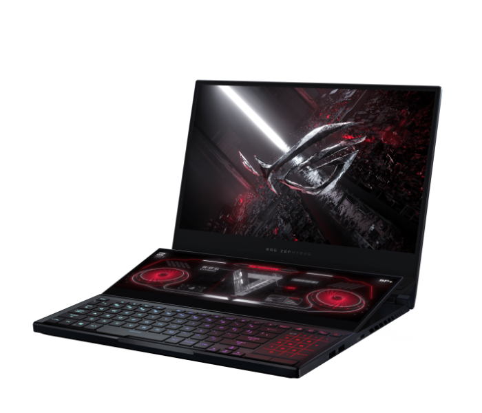 Asus Rog Zephyrus Duo 15 SE GX551QS-HF066T 15.6 Inch AMD Ryzen 9 5900HX 32GB RAM 2TB SSD 16GB NVIDIA Geforce RTX3080 Graphics Windows 10 Home - Black - Zoom Image 2