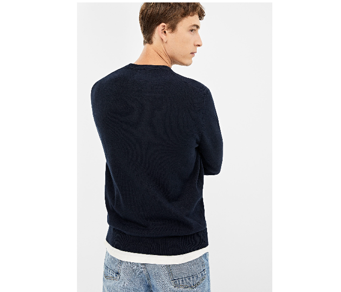 Springfield 140661211 XL Knitted Jumper for Men - Dark Blue - Zoom Image 2