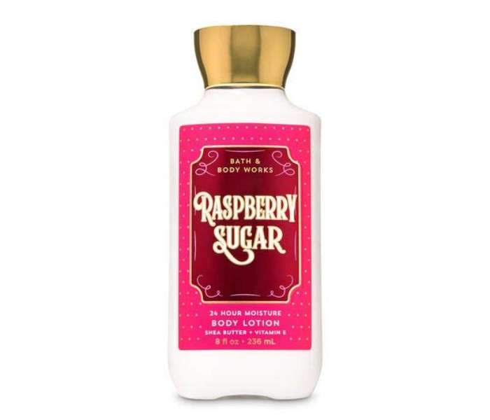 Bath and Body Works 236ml Raspberry Sugar 24 Hour Moisture Body Lotion - Zoom Image