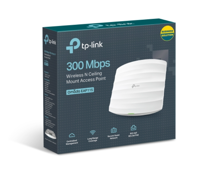 TP-Link 300Mbps Wireless N Ceiling Mount Access Point EAP115 - White - Zoom Image 4