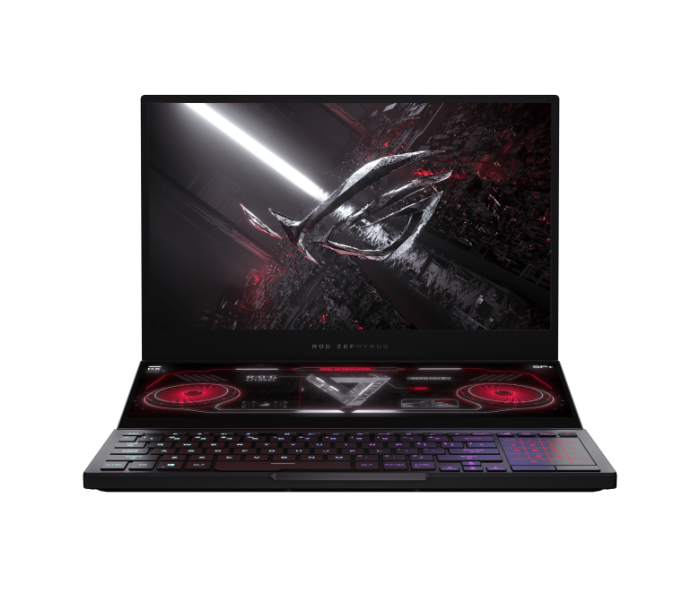 Asus Rog Zephyrus Duo 15 SE GX551QS-HF066T 15.6 Inch AMD Ryzen 9 5900HX 32GB RAM 2TB SSD 16GB NVIDIA Geforce RTX3080 Graphics Windows 10 Home - Black - Zoom Image 1