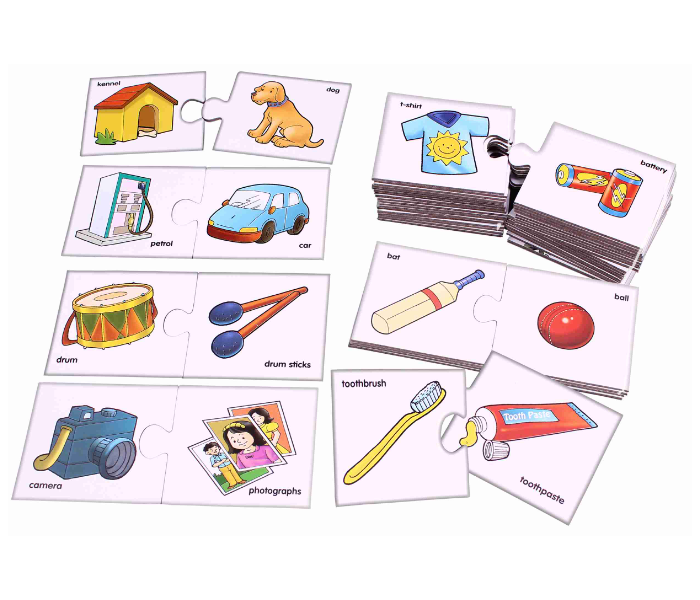 JMsouq Creative Educational CE00625 Things That Go Together Educational Game for Kids - Zoom Image 2